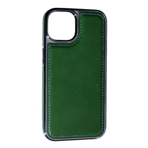Чохол Puloka Leather Lux для Apple iPhone 14 Plus Green