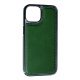 Чохол Puloka Leather Lux для Apple iPhone 14 Plus Green