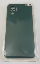 Чехол Silicone Case for POCO M5S (Redmi Note 10) No Logo Pine Green