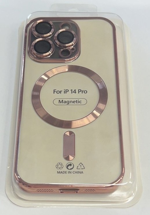 Case Magsafe With Frame for Apple Iphone 14 Pro Light Purple