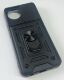 Armor Case With Curtain for vivo Y02 4G Dark Blue