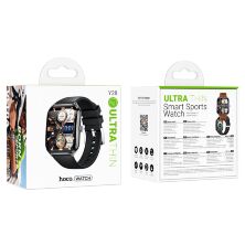 Годинник HOCO Y28 AMOLED Smart sports watch(call version), BLACK