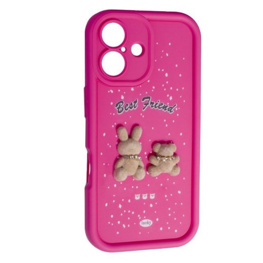 Силікон Best Friend для Apple iPhone 16 Rose