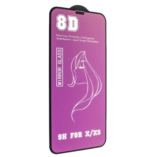 Захисне скло 8D MIRROR APPLE IPHONE X | XS | 11 PRO