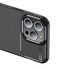 Накладка Tpu Carbon для Apple iPhone 15 Pro Max Black