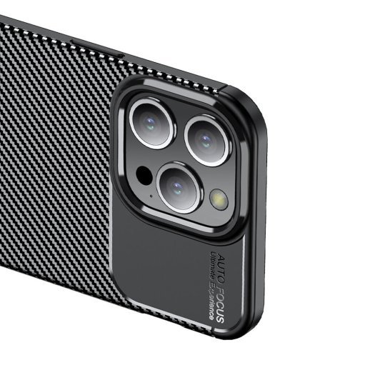 Накладка Tpu Carbon для Apple iPhone 15 Pro Max Black