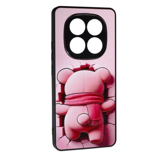 Накладка Fashion Mix для Xiaomi Redmi Note 14 Pro Plus (5G) Pink Bear
