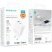 Мережевий зарядний пристрій BOROFONE BA75A Powerful dual port PD30W+QC3.0 + кабель TYPE-C - LIGHTNING
