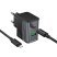 Мережевий зарядний пристрій HOCO CS71A TYPE-C PD 20W + USB QC 3.0 + КАБЕЛЬ TYPE-C - LIGHTNING, чорний