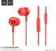 Дротові навушники HOCO M14, червоний