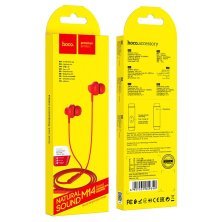 Дротові навушники HOCO M14, червоний