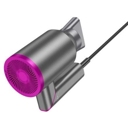 Фен для волосся HOCO HP13 PLUS з гарячим і холодним повітрям, РОЖЕВО-ЧЕРВОНИЙ