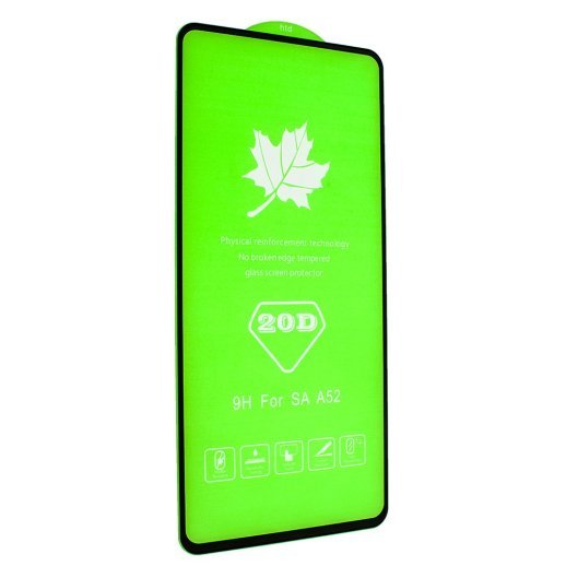 Захисне скло 20D SAMSUNG Galaxy A52S 5G (2022) A528 ЧОРНИЙ