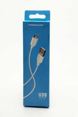 USB Cable TORNADO C-1 Micro 2.1A/1.2m