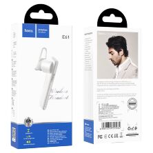 Бездротова Bluetooth-моно-гарнітура HOCO E61, БIЛИЙ