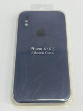 Чохол Silicone Case Copy Apple iPhone X / Xs Square Midnight Blue 07