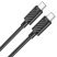 USB-C кабель HOCO X88 60W Type-C - Type-C 1 MЕТР ЧОРНИЙ