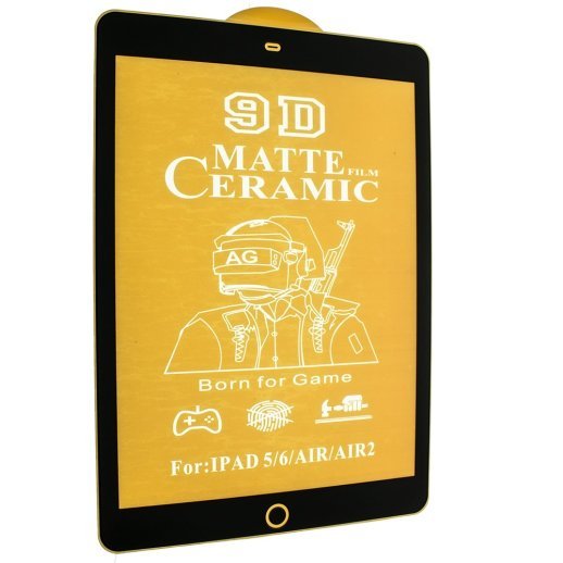 CERAMICS FILM 9D МАТОВЕ APPLE IPAD 5 | 6 9.7" (2018) ЧОРНИЙ