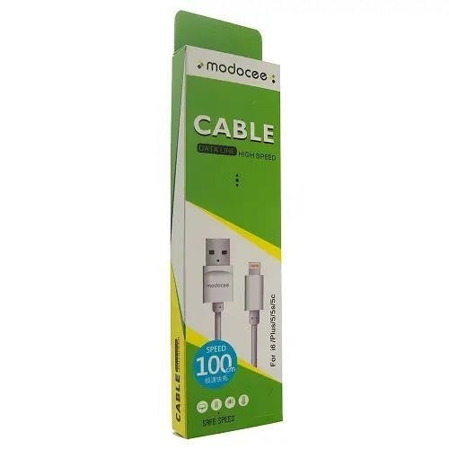 USB Modocee MDK-801 Lightning 1m Белый
