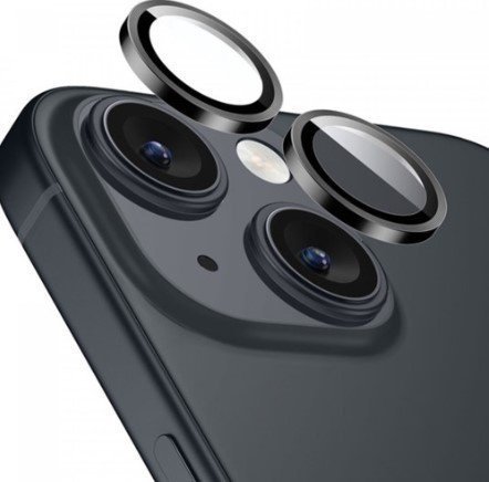 Скло для камери HOCO V12 PLUS APPLE iPhone 15 | iPhone 15 PLUS чорний