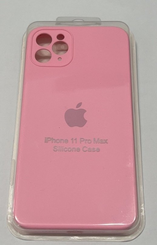 Чохол Silicone Case Copy Apple iPhone 11 Pro Max Square Light Pink, 07