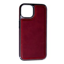 Чохол Puloka Leather Lux для Apple iPhone 14 Plus Red