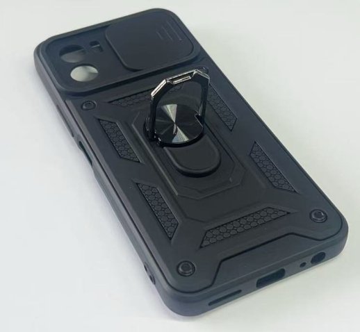 Armor Case With Curtain for vivo Y15s 4G 2021 Чорний
