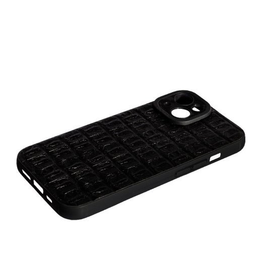 Накладка Leather Case для Apple iPhone 13/14 Кроко