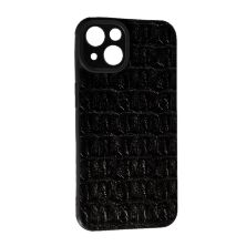 Накладка Leather Case для Apple iPhone 13/14 Кроко
