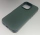 Чехол Leather Case Apple Iphone 16 Pro  MagSafe Green