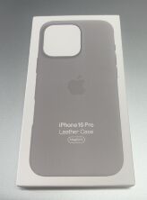 Чехол Leather Case Apple Iphone 16 Pro MagSafe Green