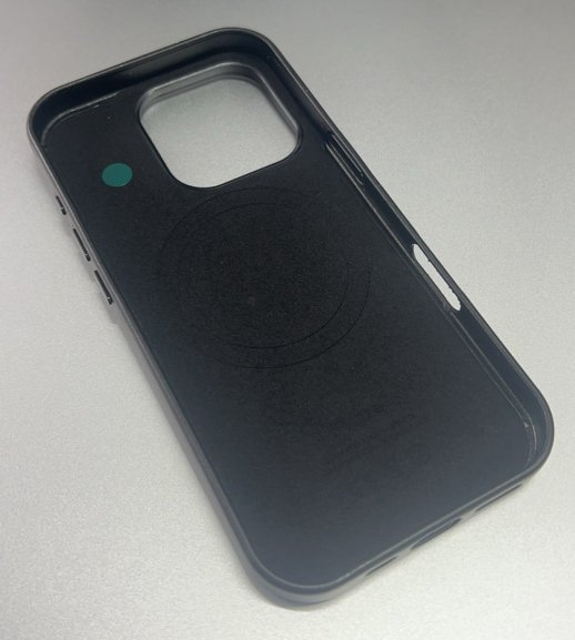 Чехол Leather Case Apple Iphone 16 Pro  MagSafe Green