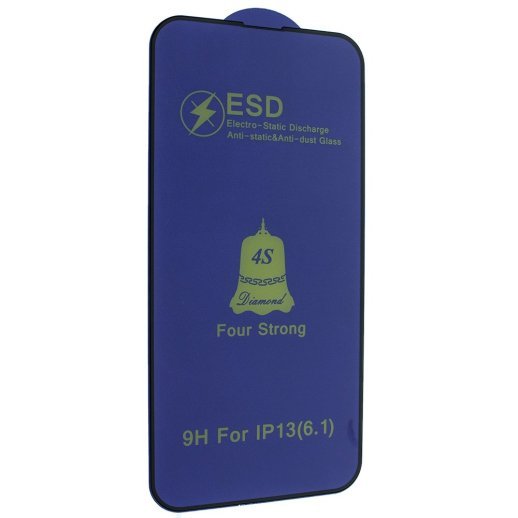 Захисне скло 4S DIAMOND ESD FOUR STRONG APPLE iPhone 12 PRO MAX 6,7"