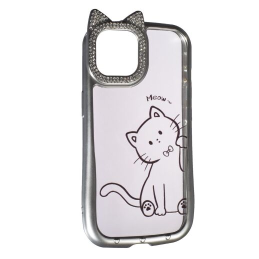 Силікон Cute Case для Apple iPhone 14 Meow