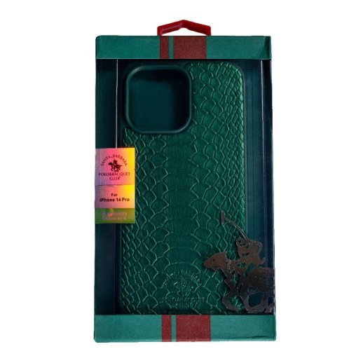 Накладка Santa Barbara Snake для Apple iPhone 14 Pro Green