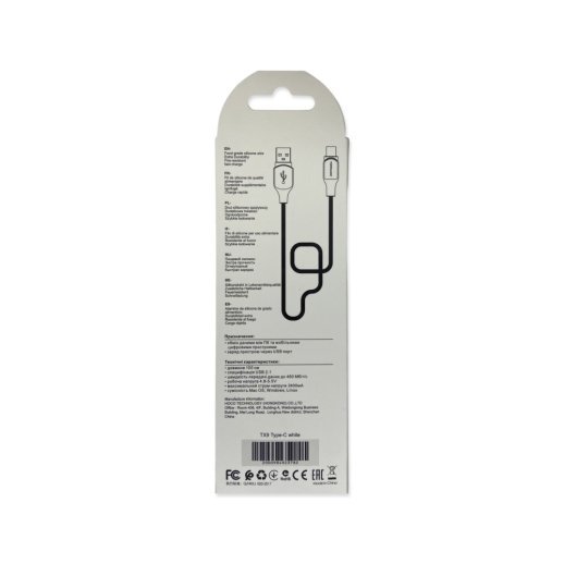 USB Cable TORNADO TX9 Silicone  Type-C 2.4A/1m