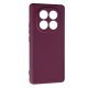 Силікон Case SMTT (AA) для Xiaomi Redmi Note 14 Pro (4G) Bordo