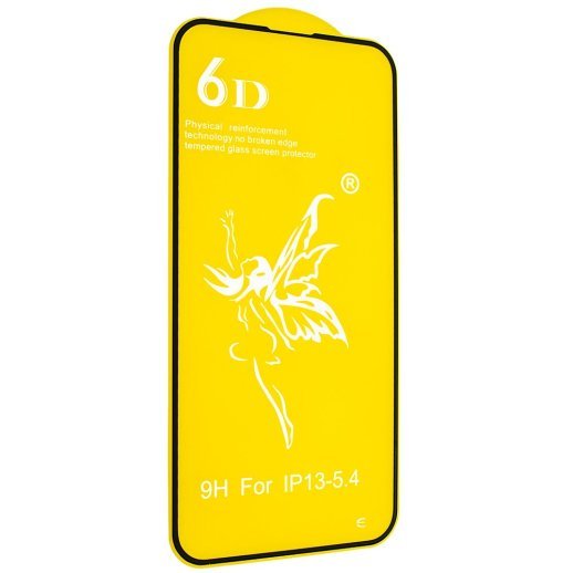 Захисне скло 6D PREMIUM APPLE IPHONE 13 mini 5,4" ЧОРНИЙ