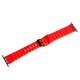 Ремінець Slim Ribbed Band для Apple Watch 38/40/41 mm Red