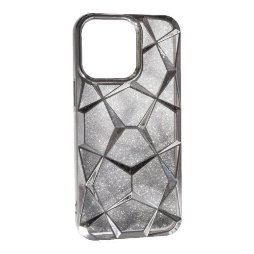 Накладка Abstraction Color для Apple iPhone 16 Pro Max Silver