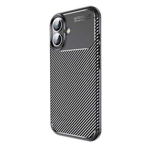 Накладка Tpu Carbon для Apple iPhone 16 Black