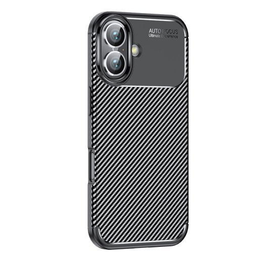Накладка Tpu Carbon для Apple iPhone 16 Black