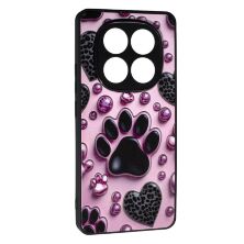 Накладка Fashion Mix для Xiaomi Redmi Note 14 Pro Plus (5G) Pink Paws