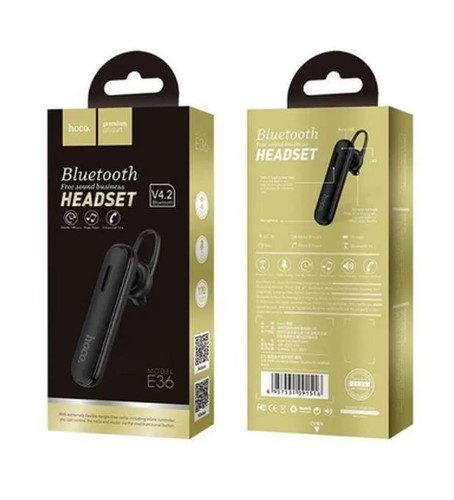 Бездротова Bluetooth-моно-гарнітура HOCO E36, ЧОРНИЙ