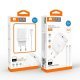 Мережевий зарядний пристрій WUW T63 GaN TYPE-C PD 30W + USB кабель Type-C - Type-C