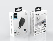 Сетевое Зарядное Устройство Senteo Z-17 2USB-C+1USB-A PD30W GaN/QC3.0