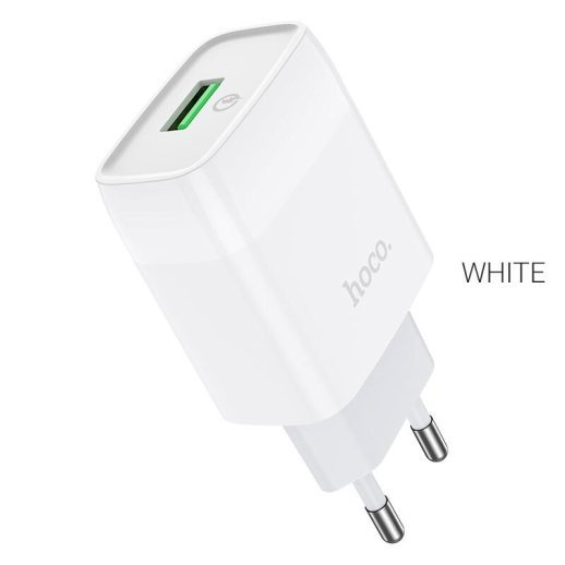 СЗУ HOCO C72Q QC3.0 (1USB/2A) (белый)