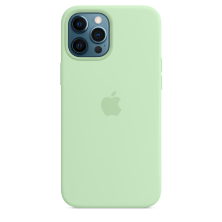 Silicone Case Original With MagSafe and Splash Screen Apple iPhone 12 Pro Max Pistachio