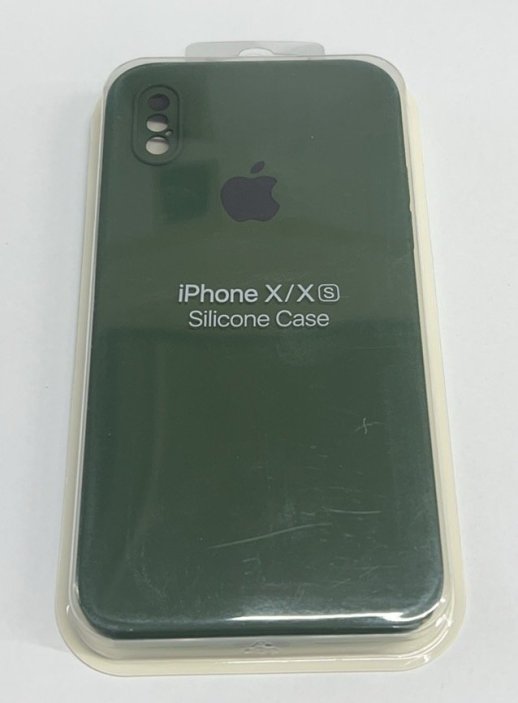 Чохол Silicone Case Copy Apple iPhone X / Xs Square Green, 31