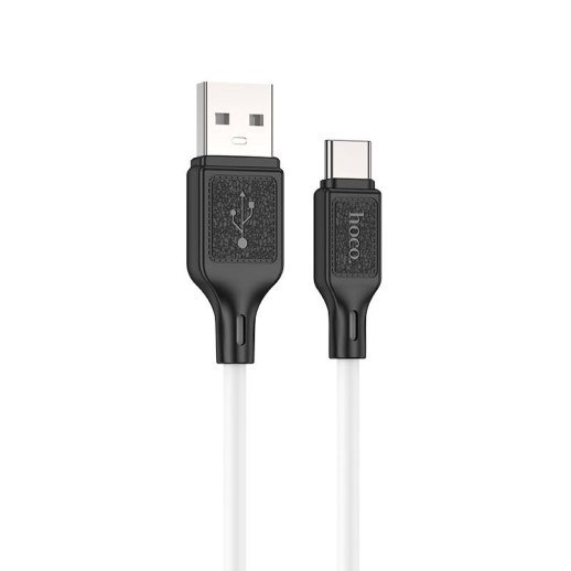 USB кабель HOCO X90 silicone USB - Type-C 1 MЕТР БIЛИЙ